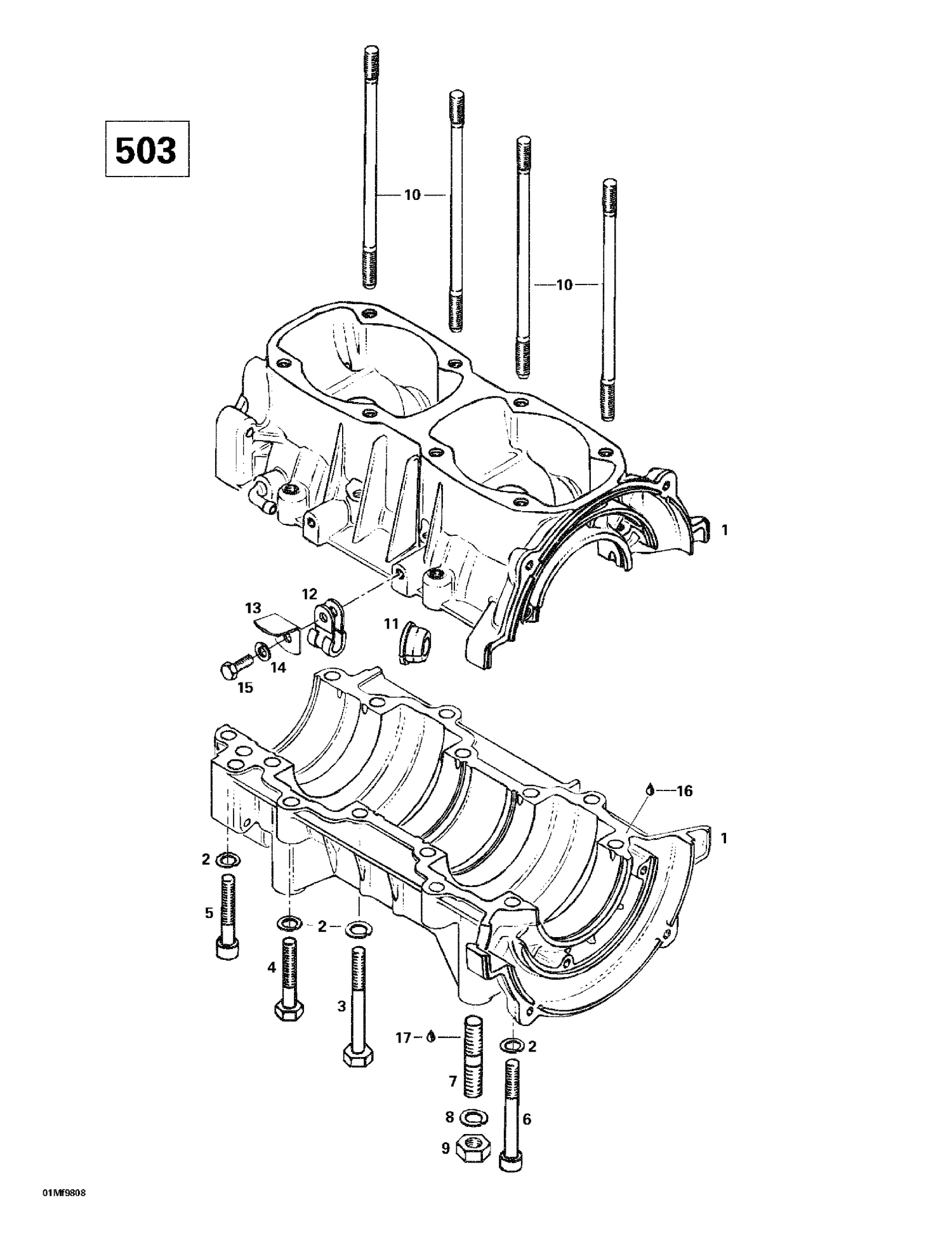 01- Crankcase (503)
