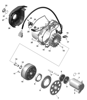 01- Rotax - Magneto And Electric Starter Schematic