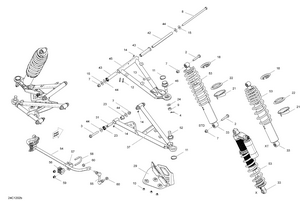 07- Front Suspension X Model Schematic