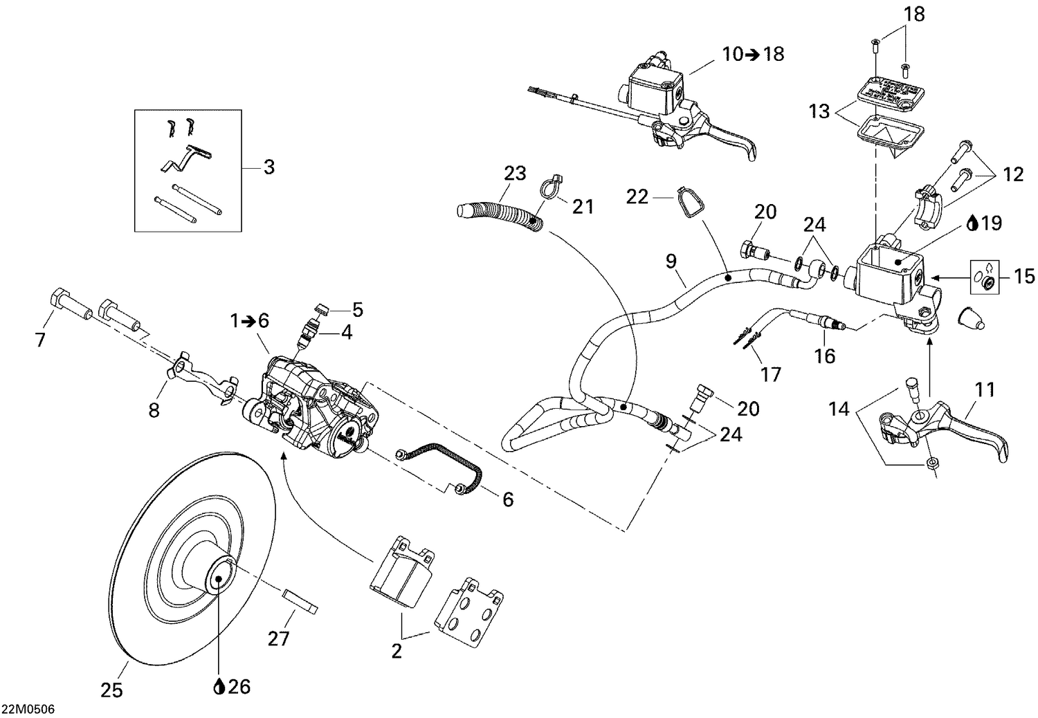 06- Hydraulic Brake 600HO