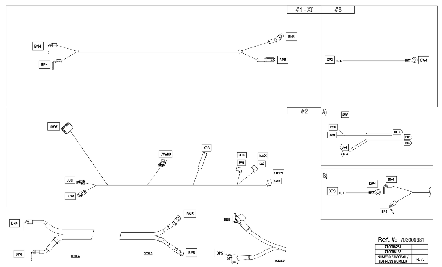08- Electric - Winch Wiring Harness - 710008183