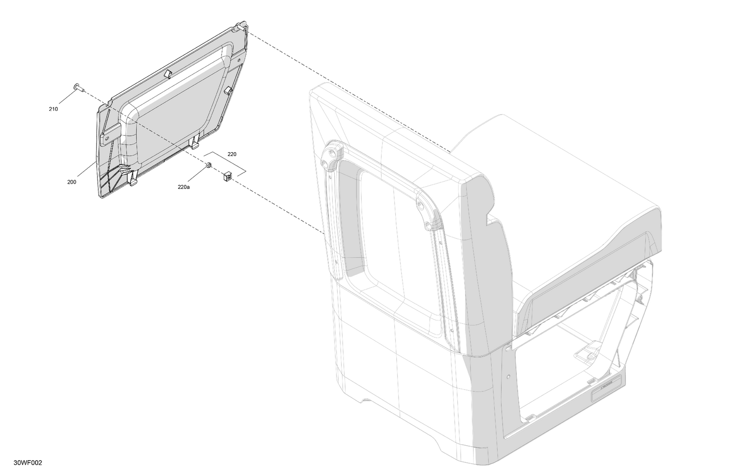 07- FURNITURE - Seat Side Panel (LH)