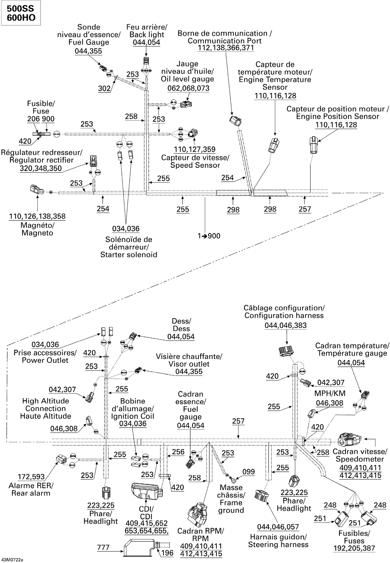 10- Electrical Harness 500SS, 600HO
