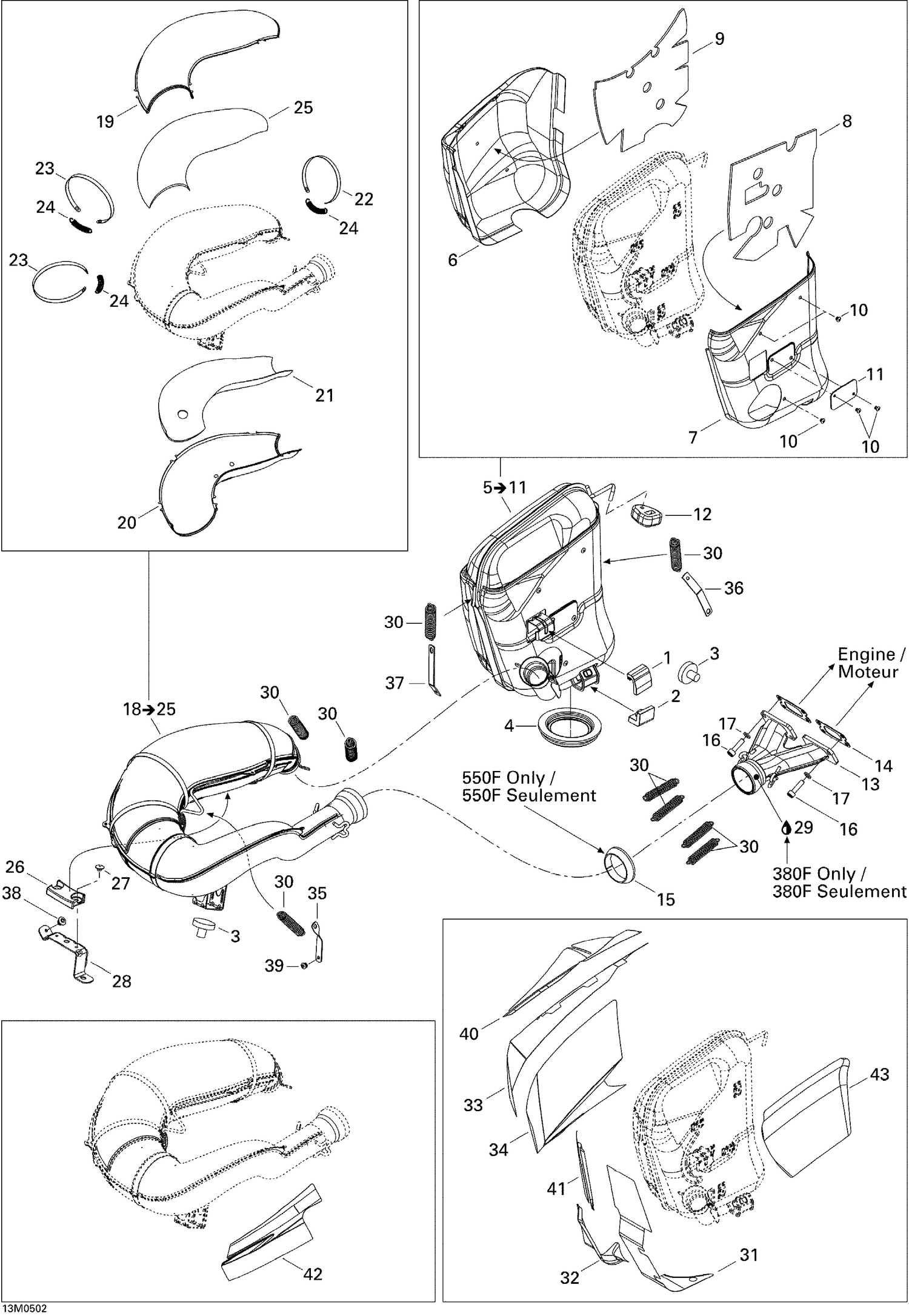 01- Exhaust System MX Z 380F