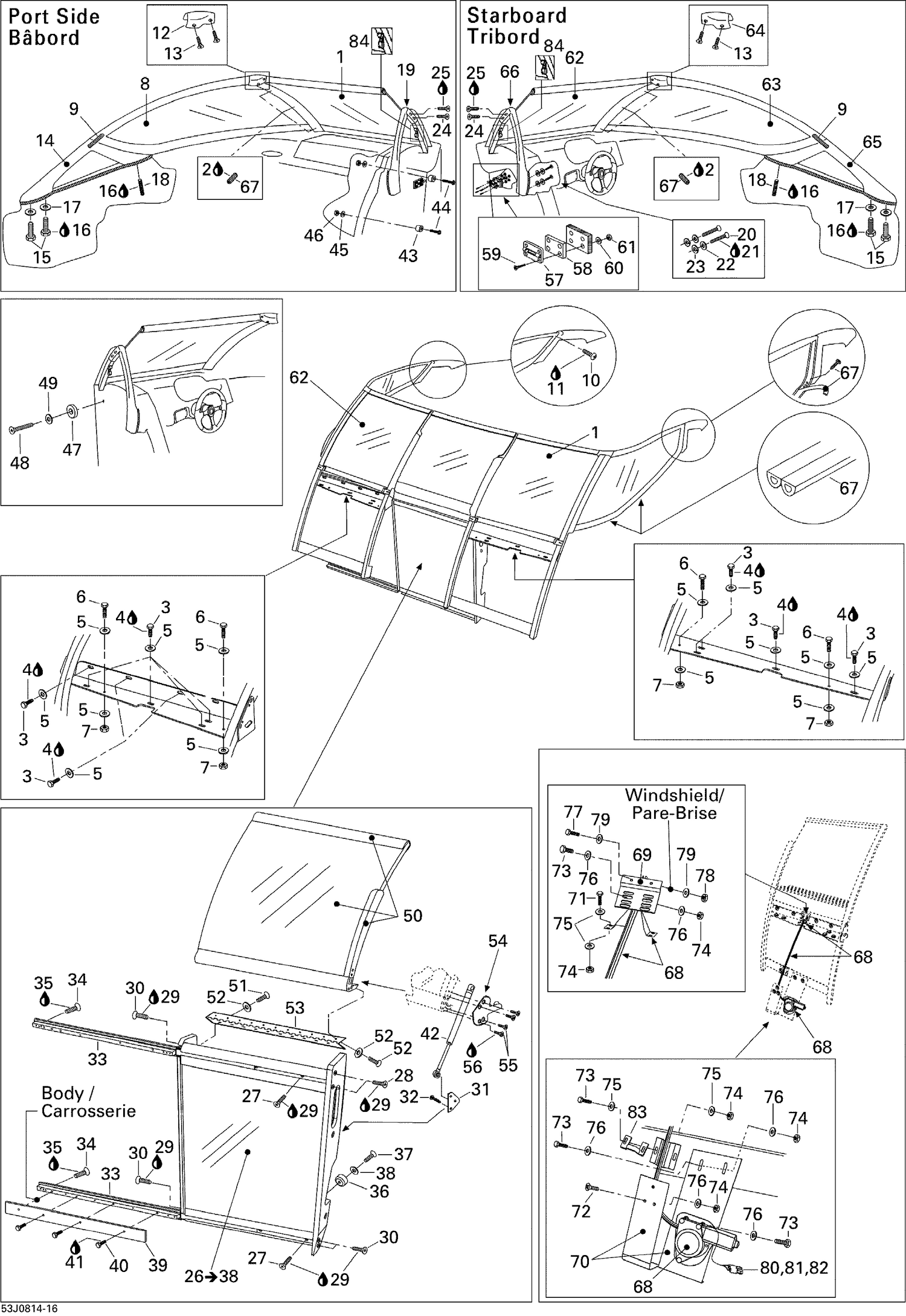 09- Windshield, Retractable