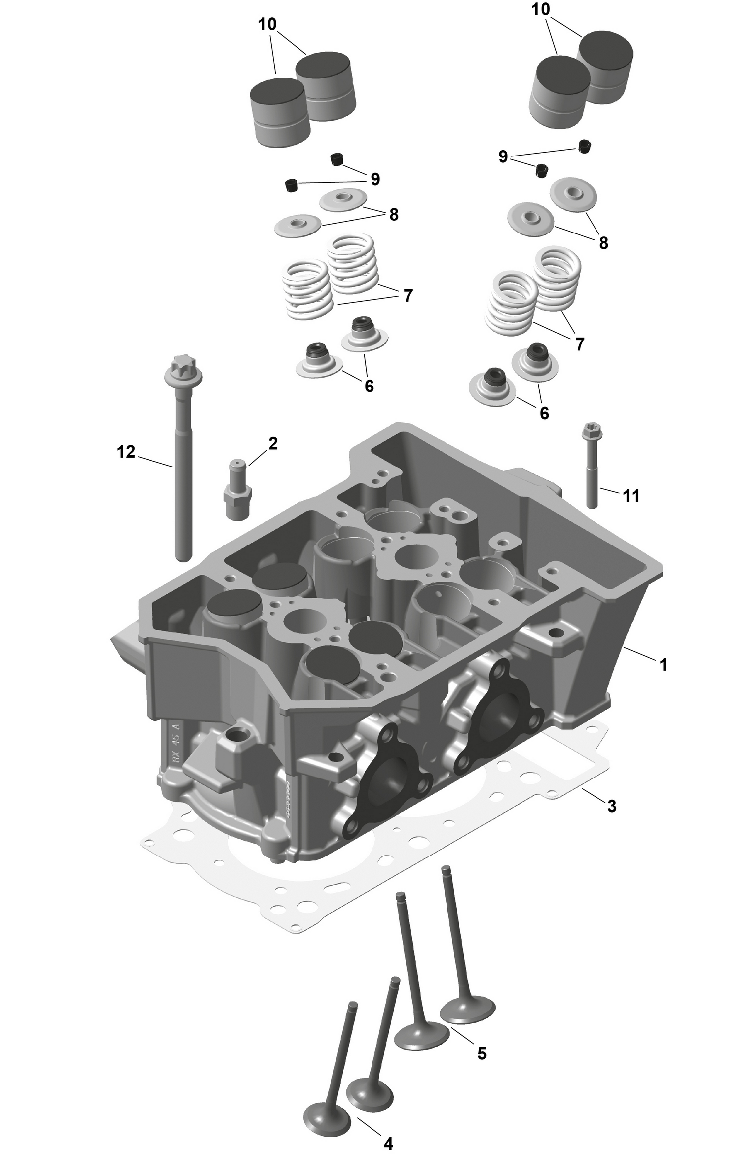 01- ROTAX - Cylinder Head