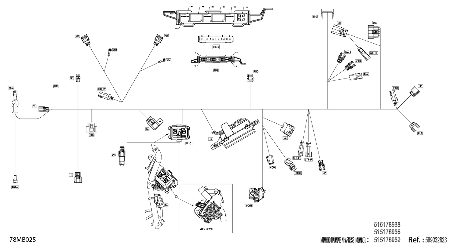 08- Electric - Main Harness - 515178936