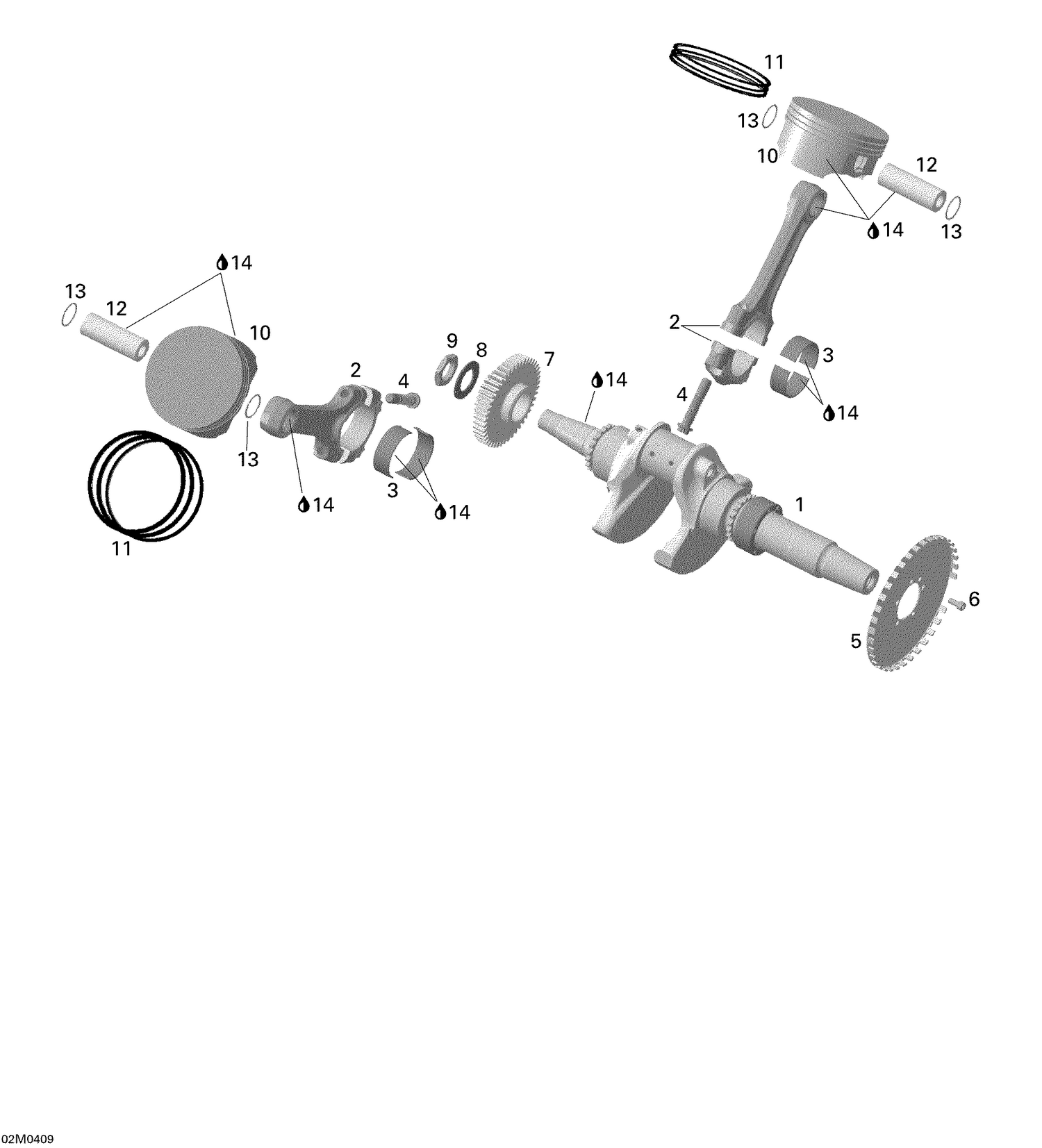 01- Crankshaft And Pistons