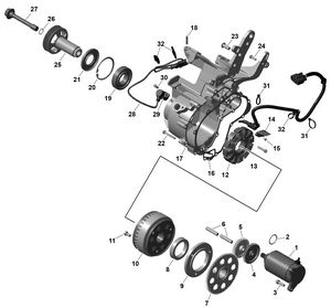 01- Rotax - Magneto And Electric Starter Schematic