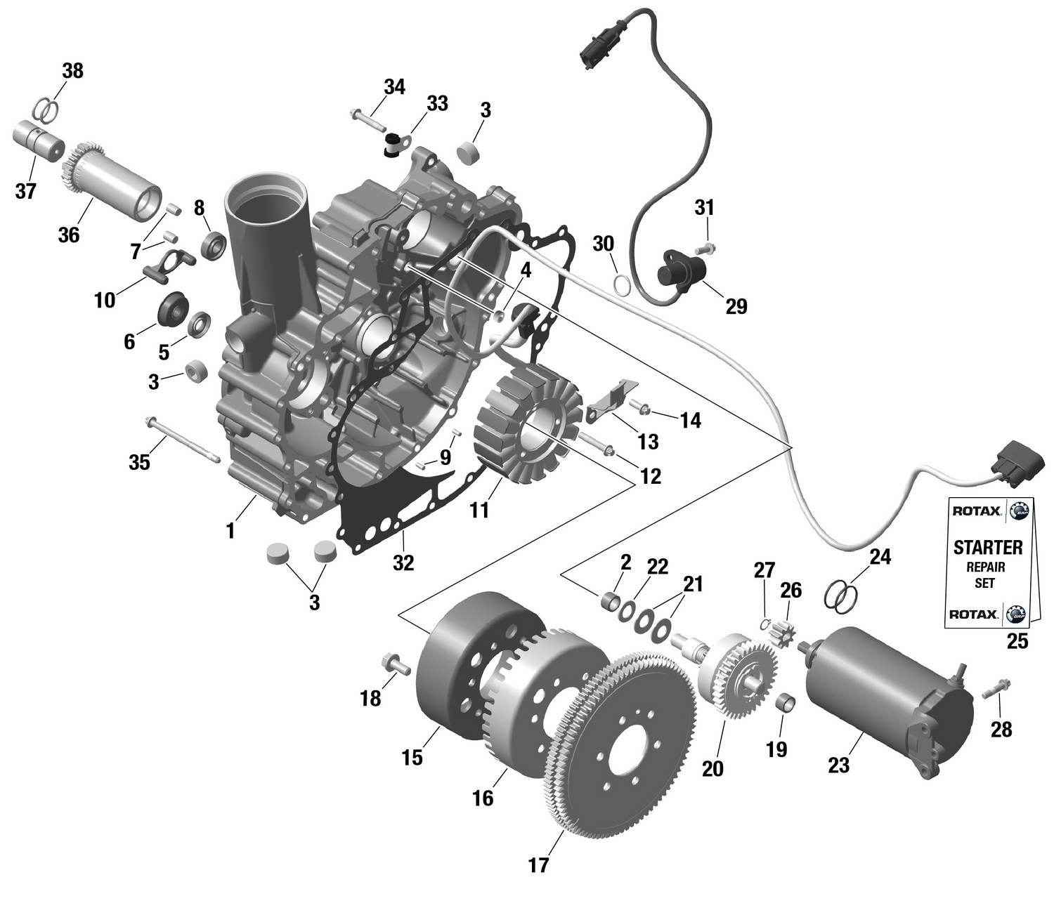 01- ROTAX - Magneto and Electric Starter - IDF
