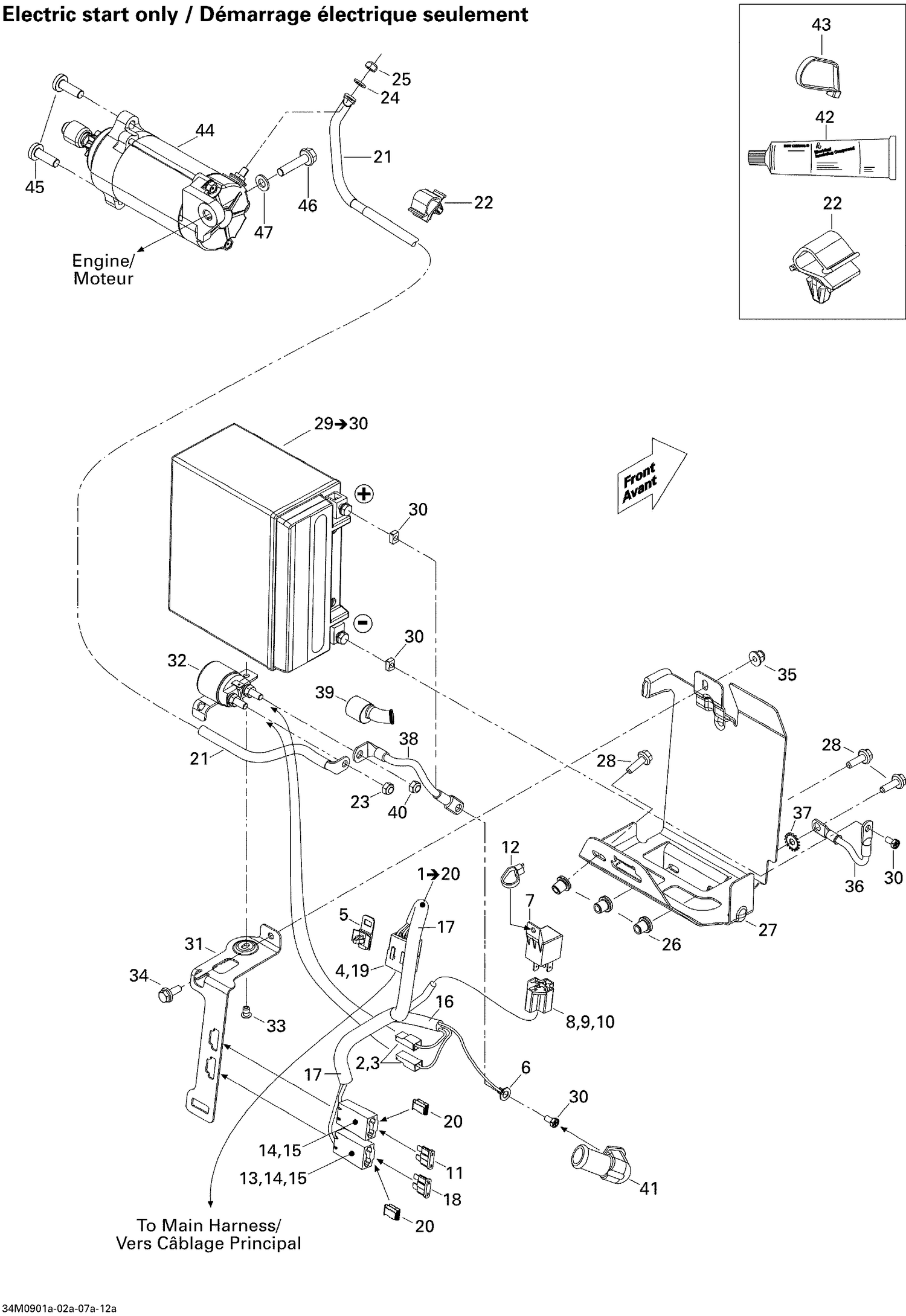 10- Battery And Starter 800R