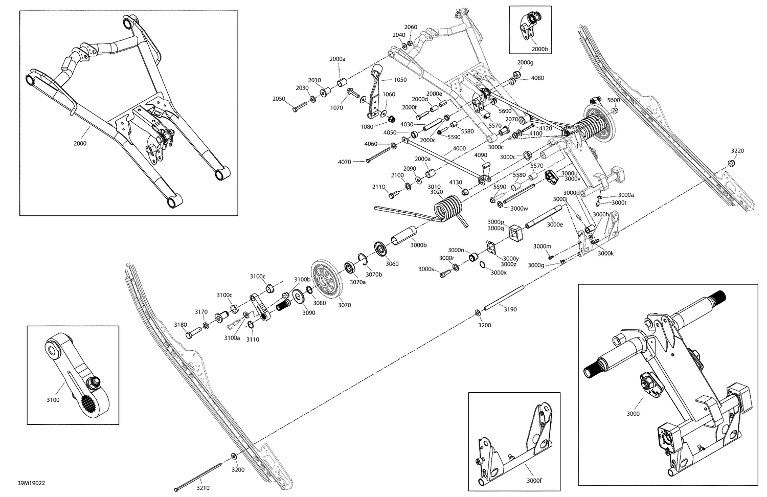 08- Rear Suspension - LTD - Upper Section