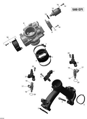 02- Air Intake Manifold And Throttle Body _18r1503 Schematic