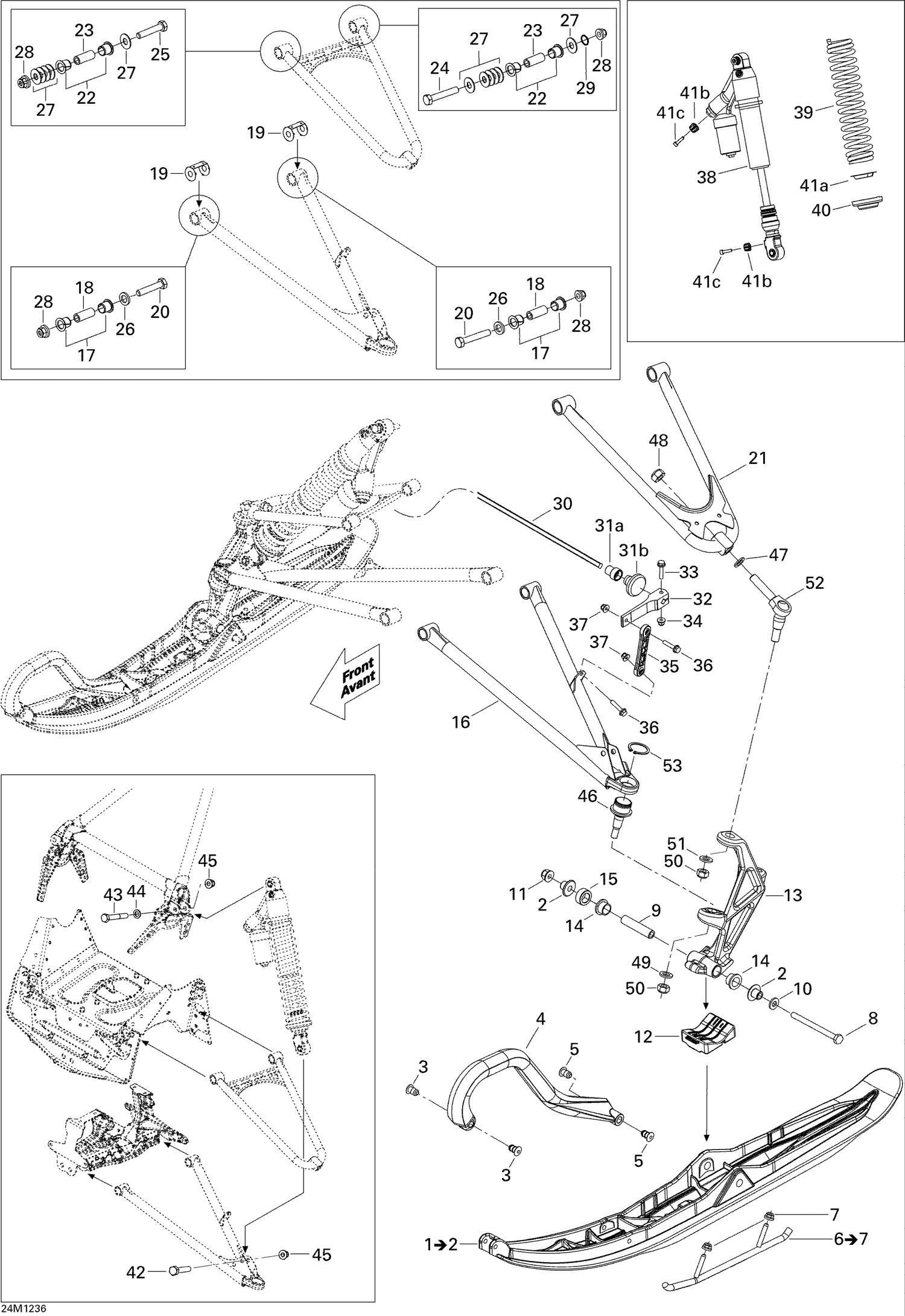 07- Front Suspension And Ski