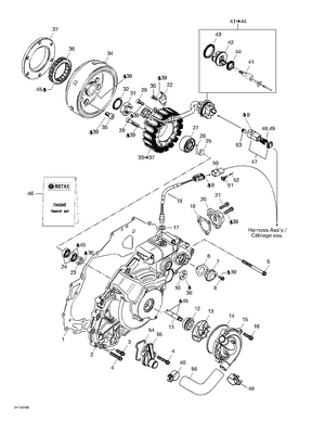 03- Ignition And Water Pump Schematic