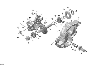 01- Rotax - Gear Box 1 - 420686216 Schematic