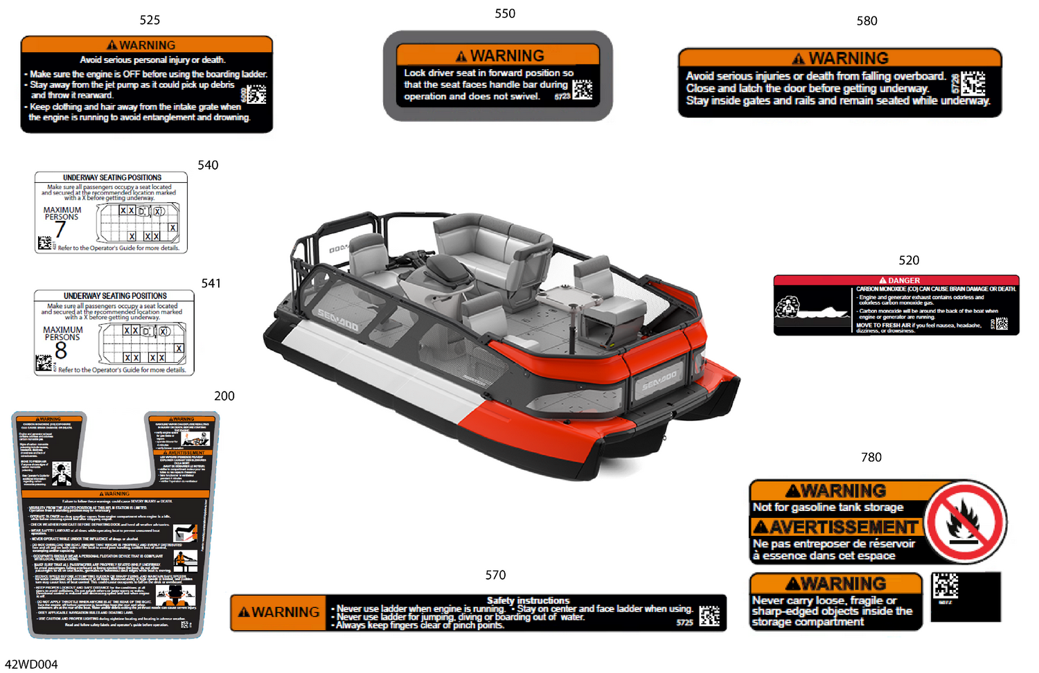 03- DECALS - Warning Decals - 16ft - Base Package