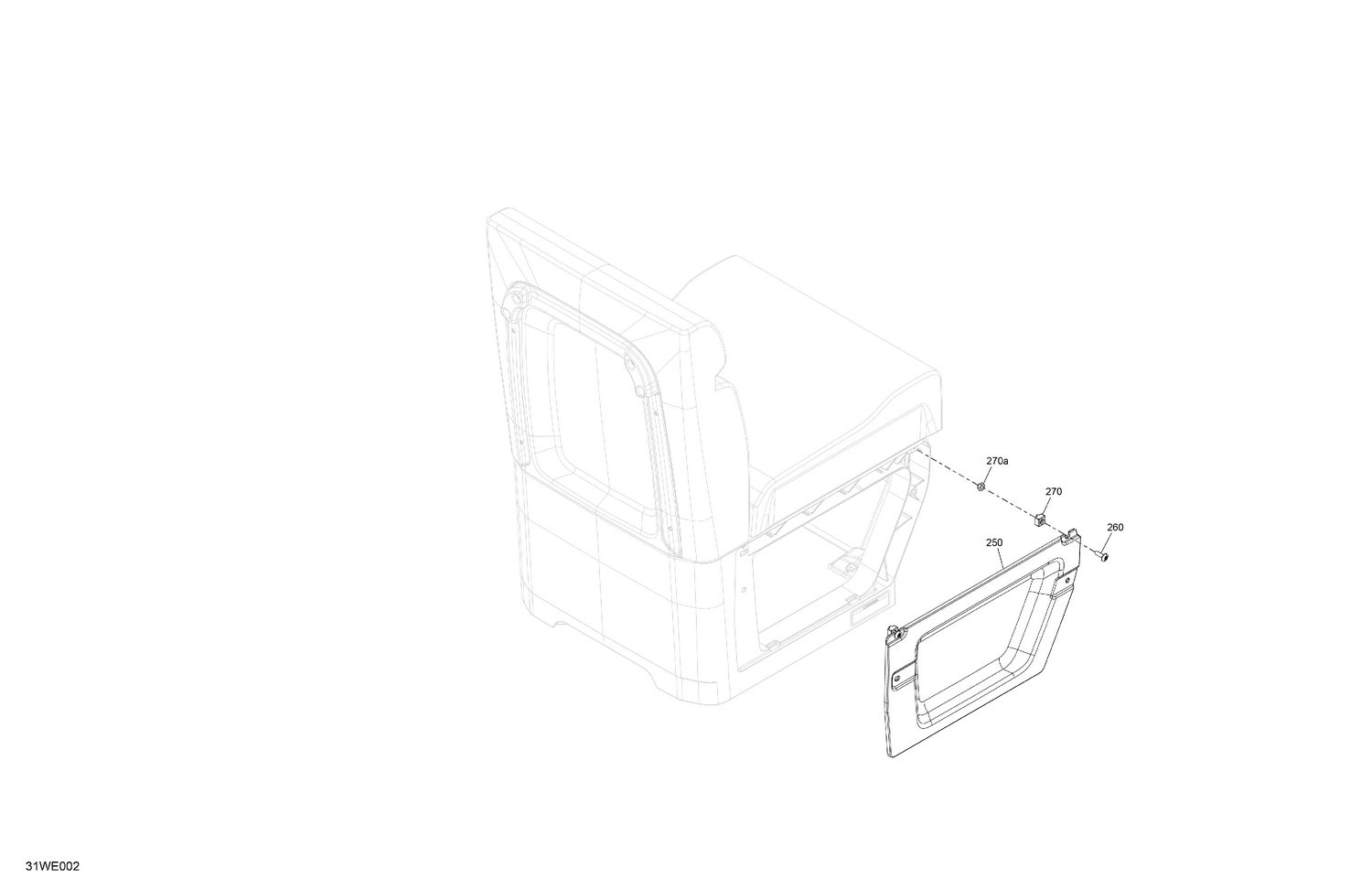 07- FURNITURE - Seat Side Panel (RH)