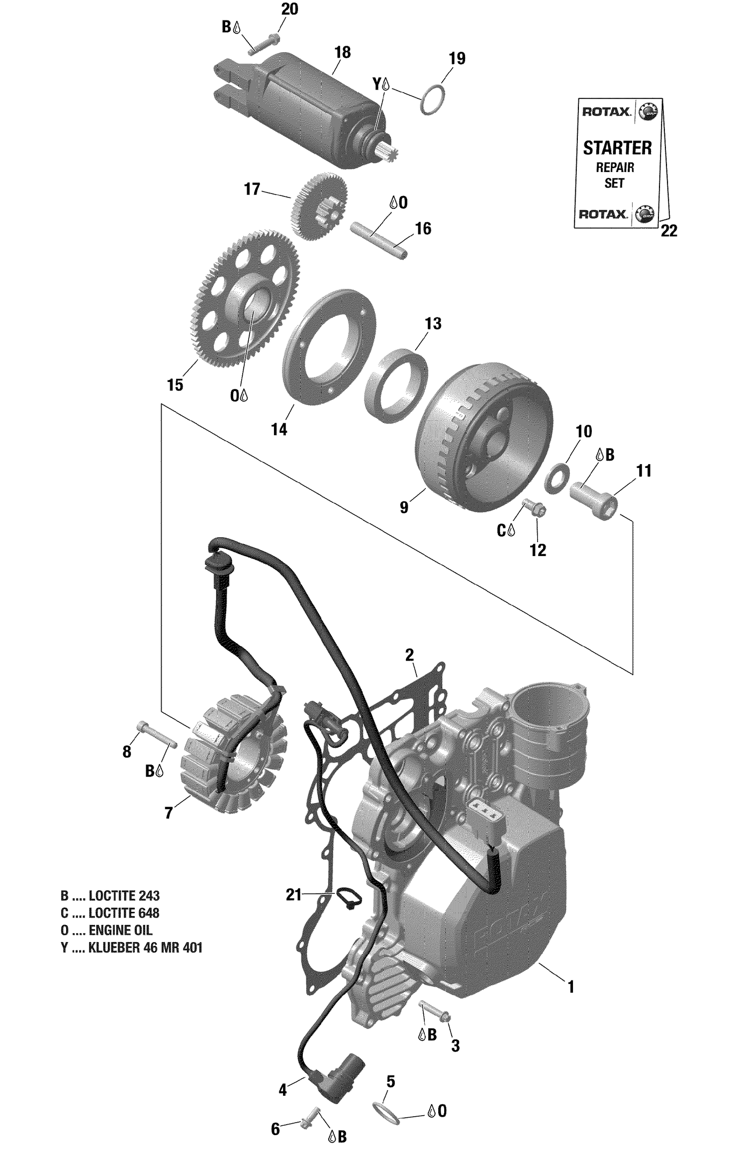 03- Magneto And Electric Starter  - 903