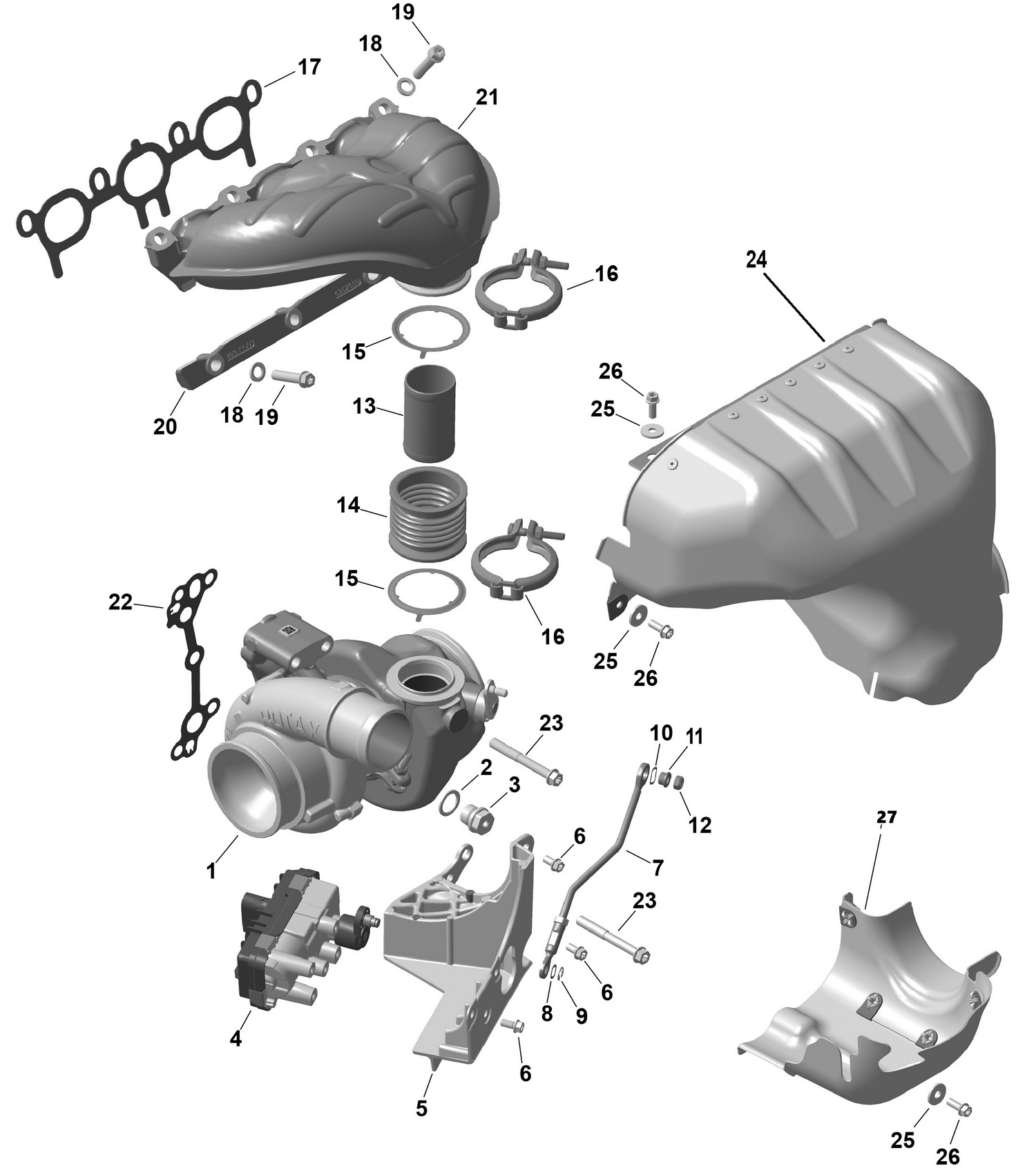 01- ROTAX - Turbocharger