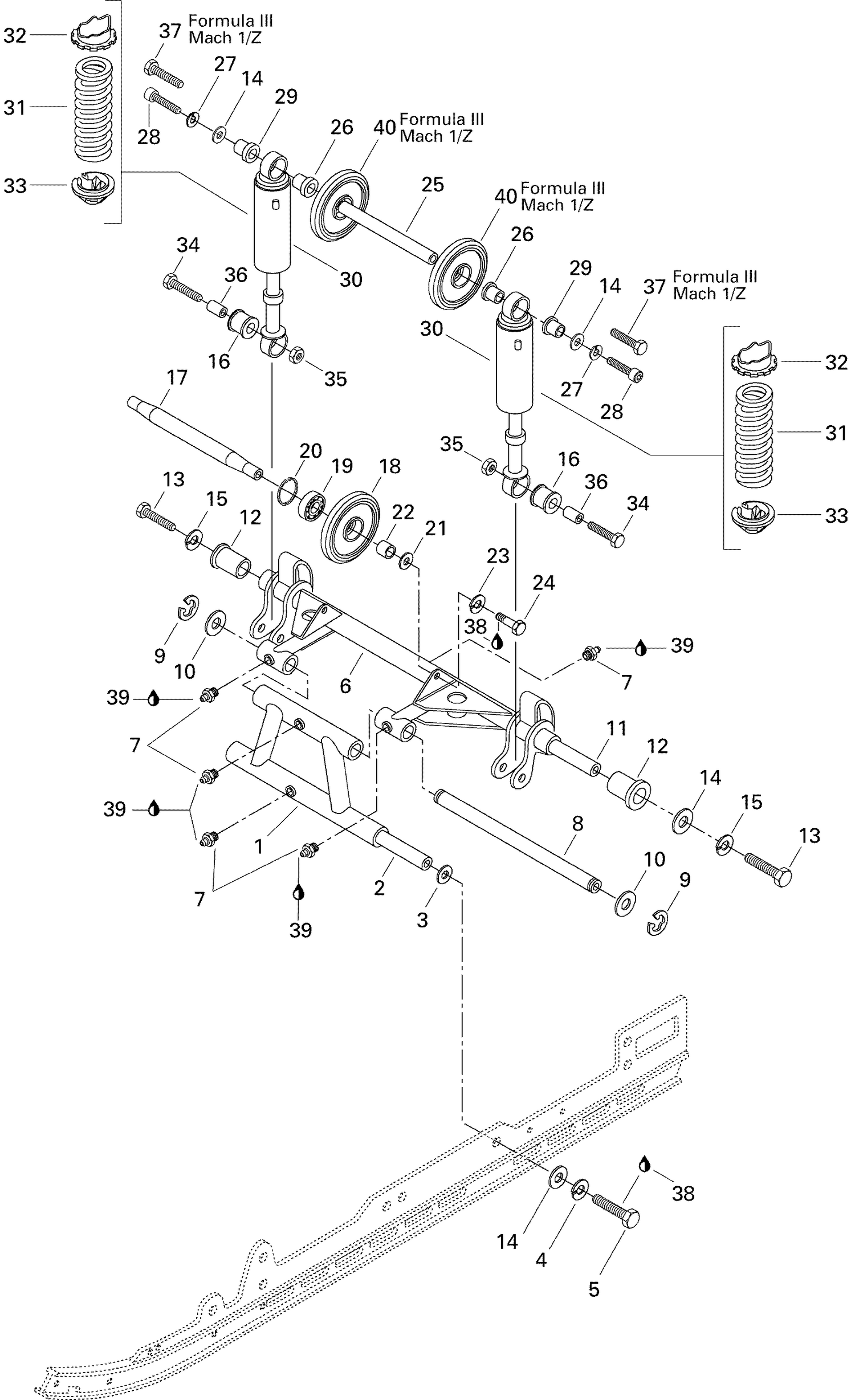 08- Rear Arm Mach Z LT