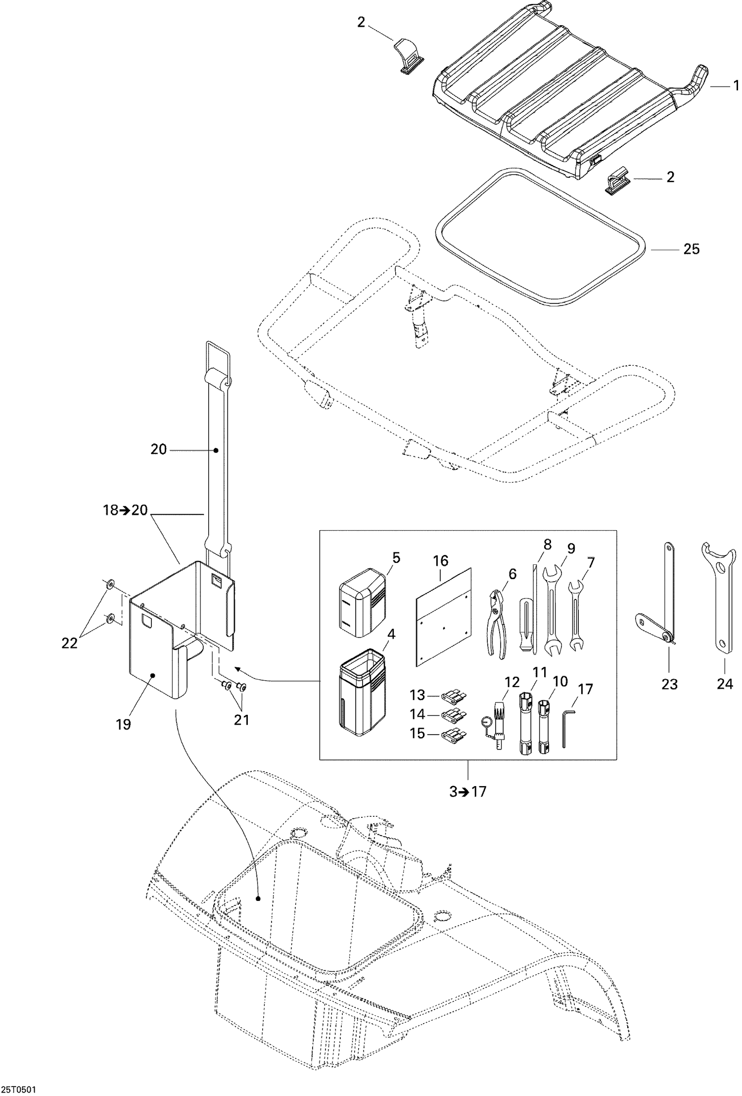 09- Front Storage Compartment