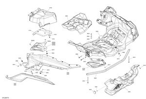 09- Body - Rear Section - Std - White And Red Schematic
