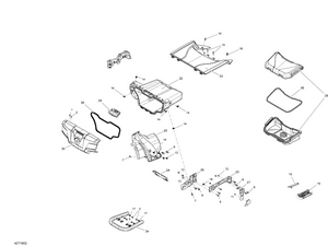 09- Rear Cargo Box - All Models Schematic