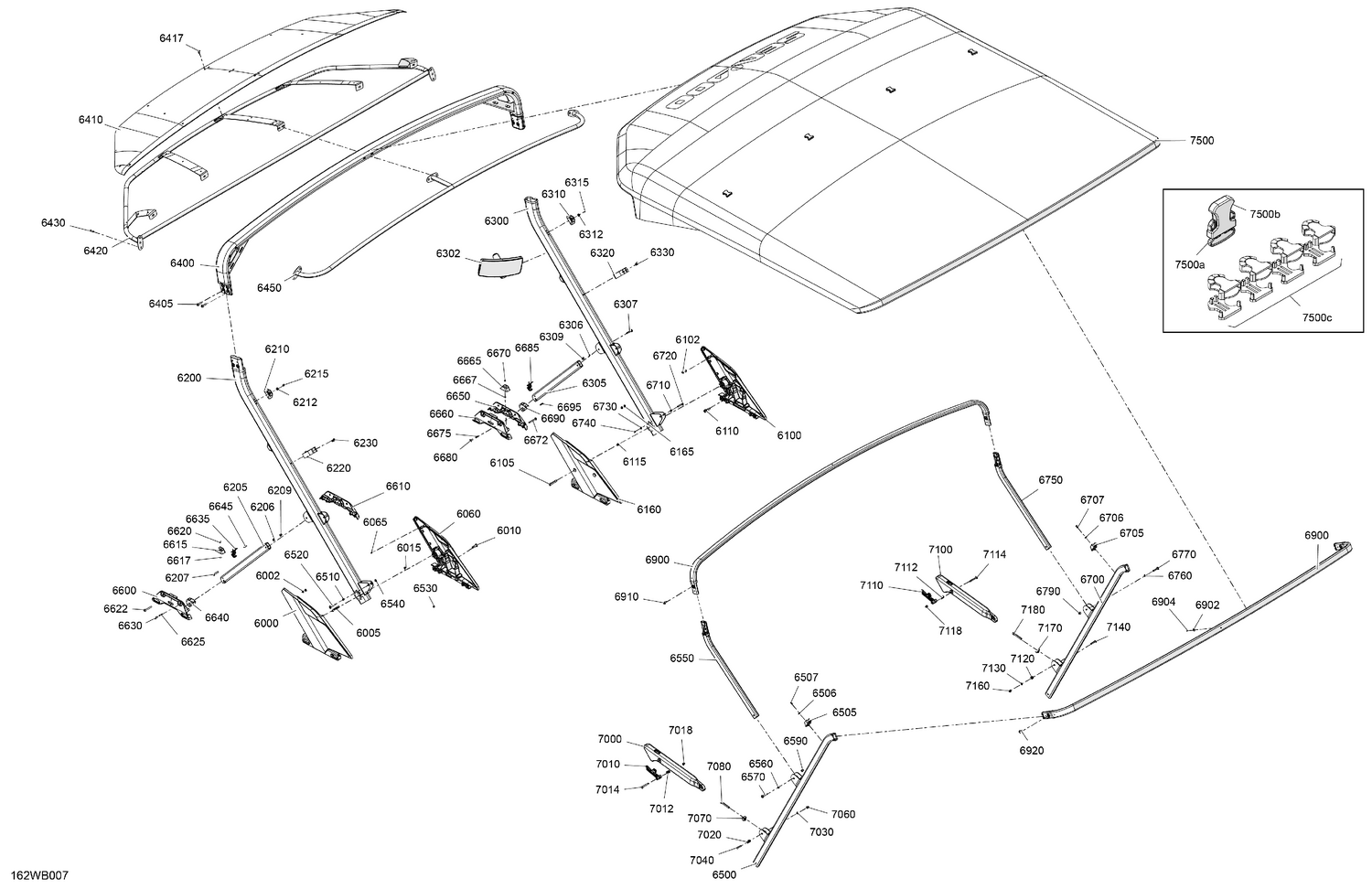 09- CANVAS - Double Bimini Top