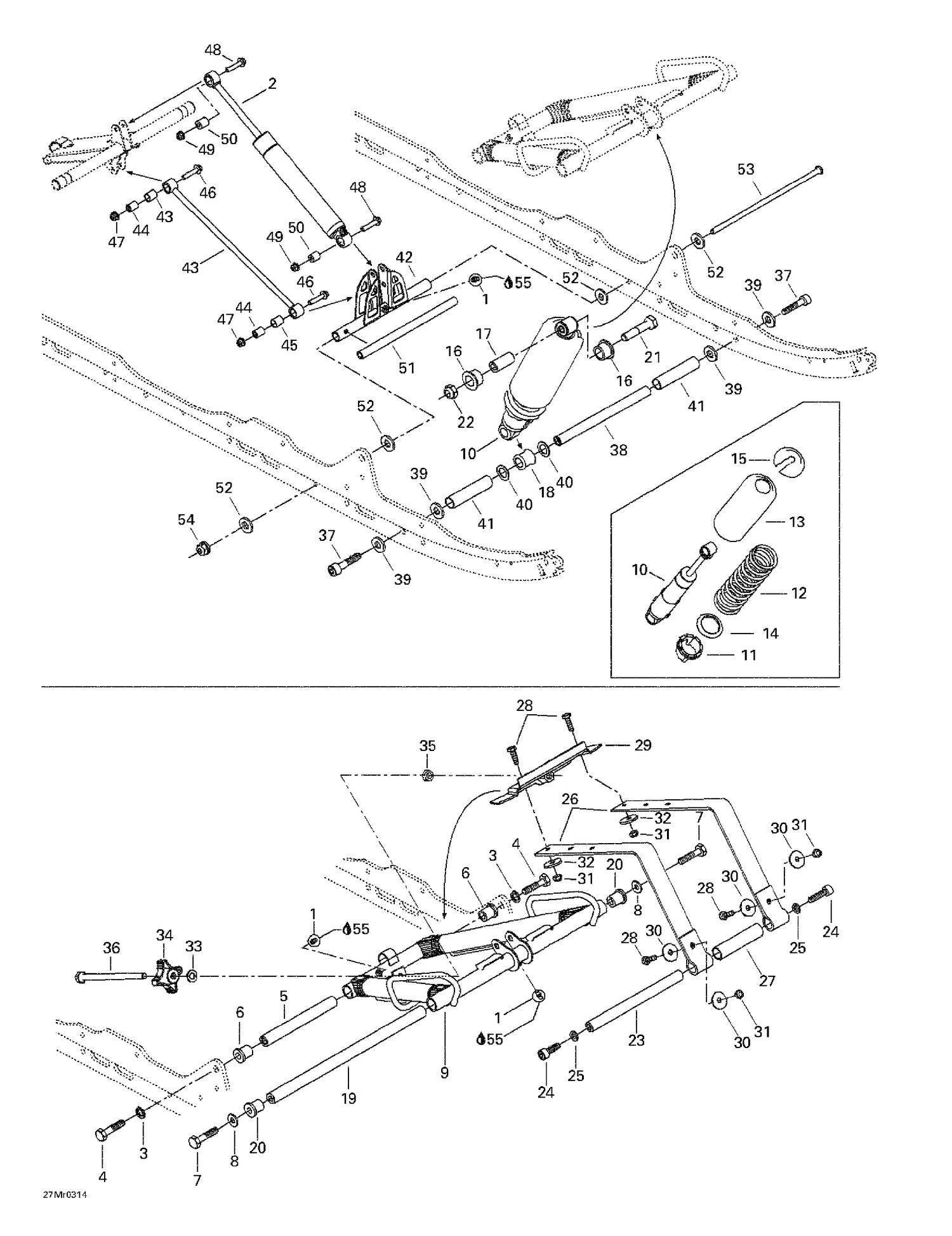08- Front Arm And Shock