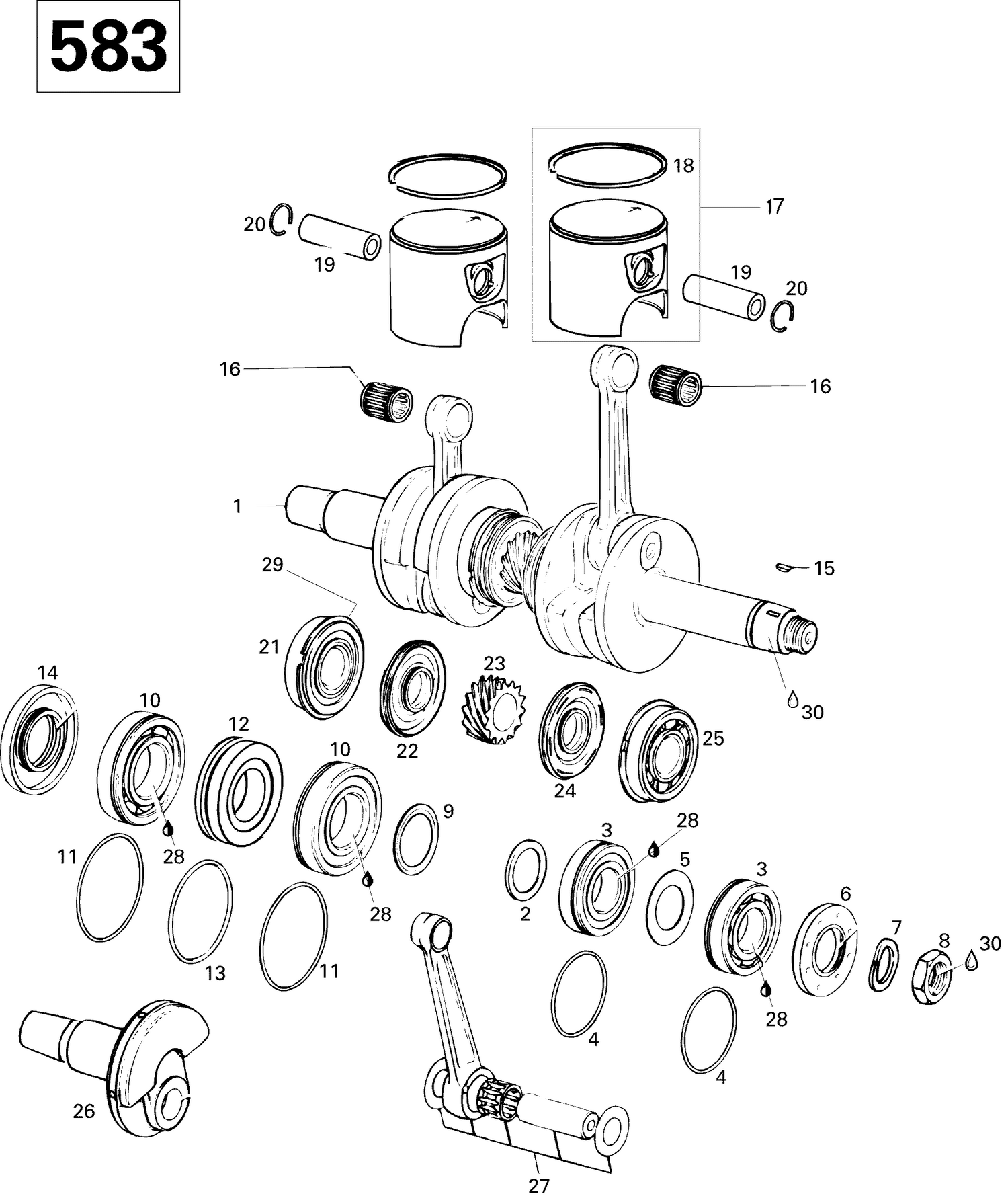 01- Crankshaft And Pistons 583