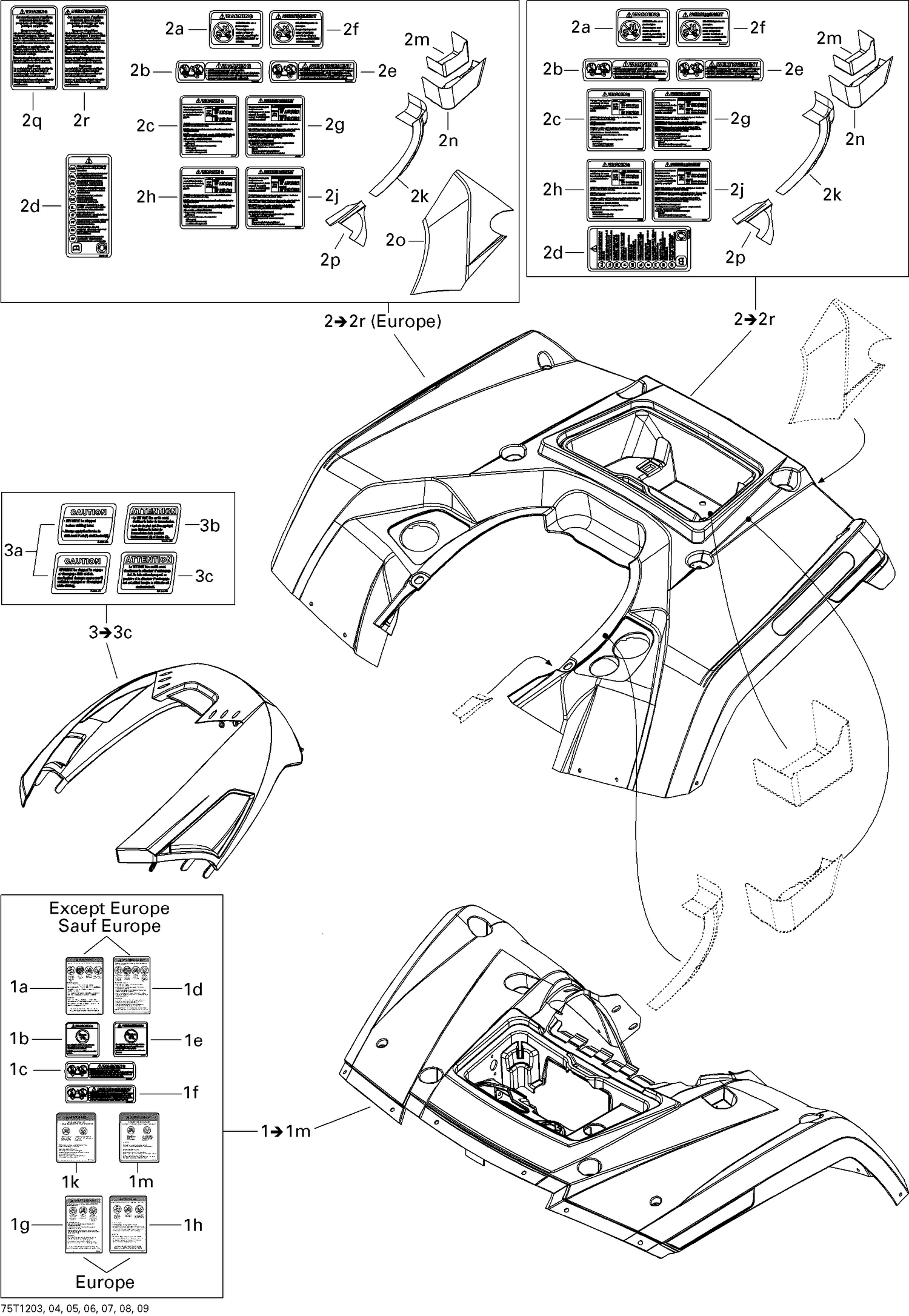 09- Fender And Central Panel Kit