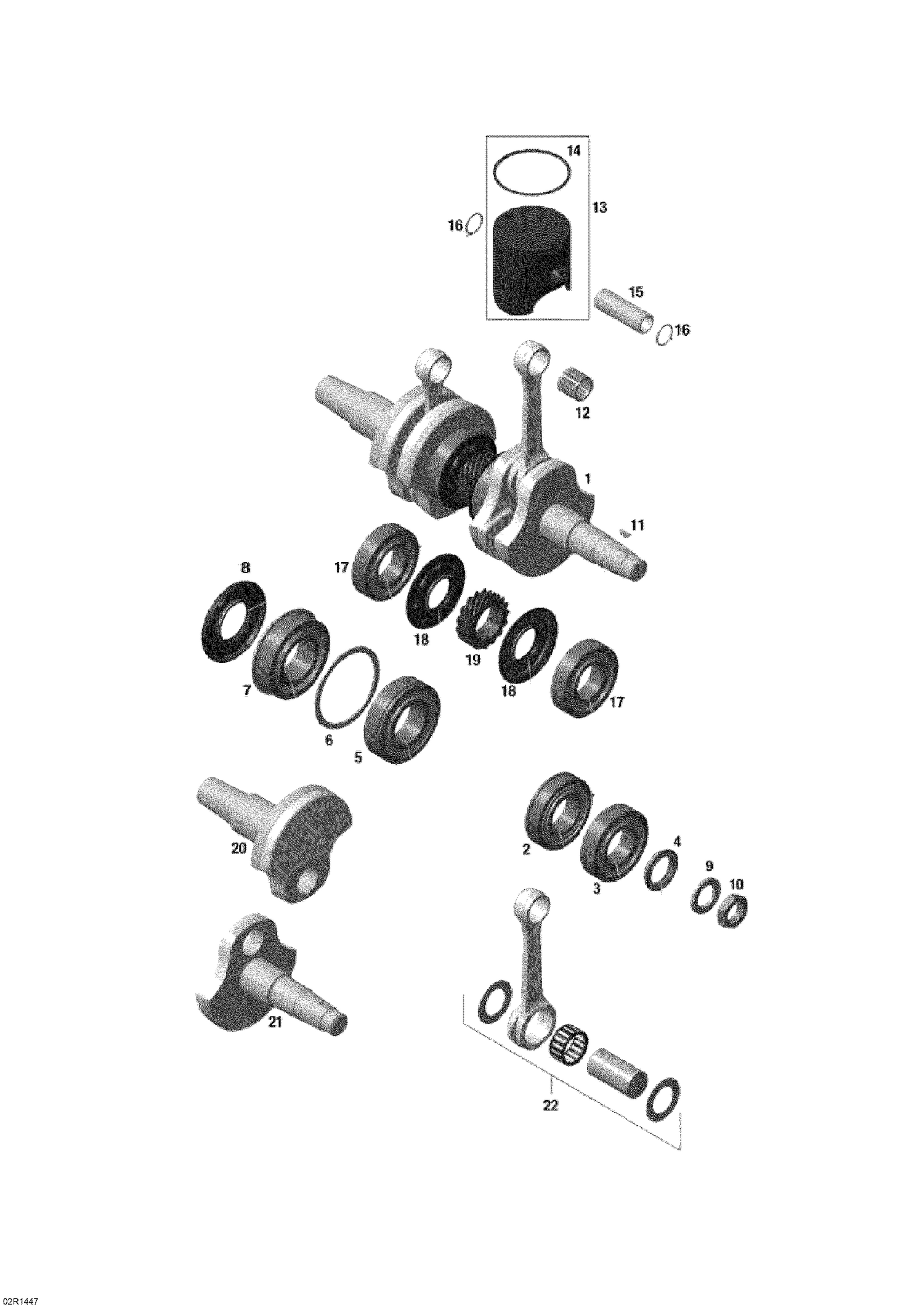 01- Crankshaft And Pistons