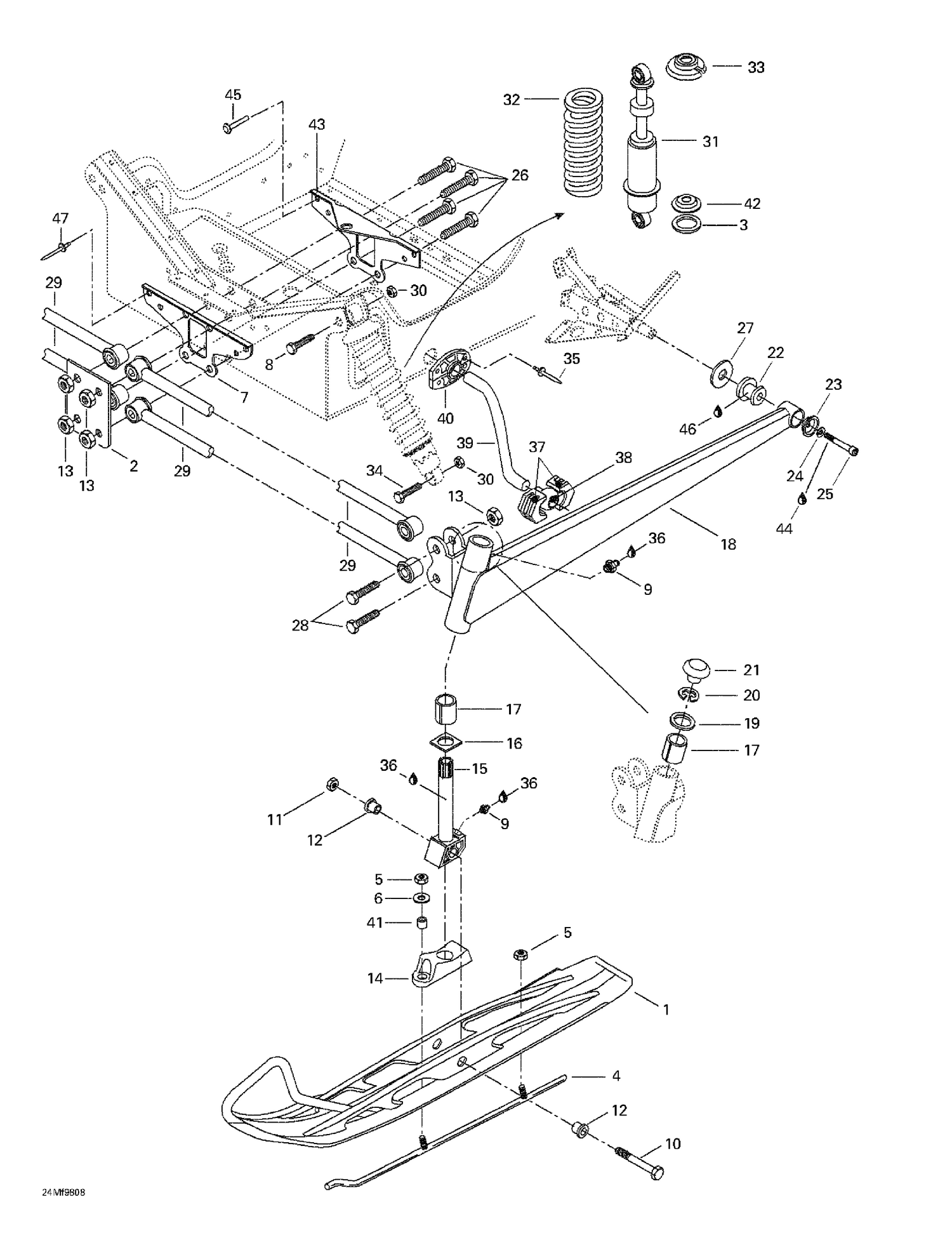 07- Front Suspension And Ski