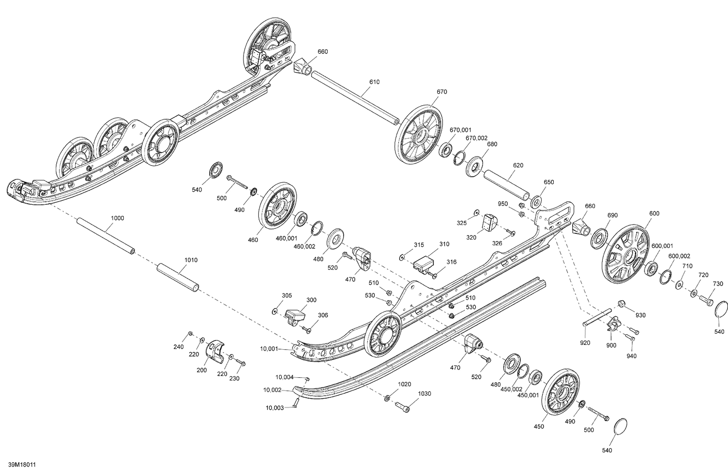 08- Rear Suspension MXZ - 600 ACE - Inferior
