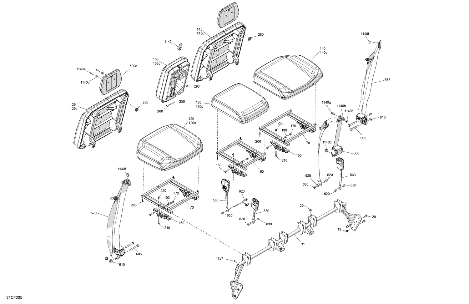 07- Body - Seat - Rear Section