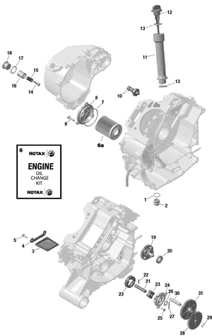 01- Rotax - Engine Lubrication Schematic