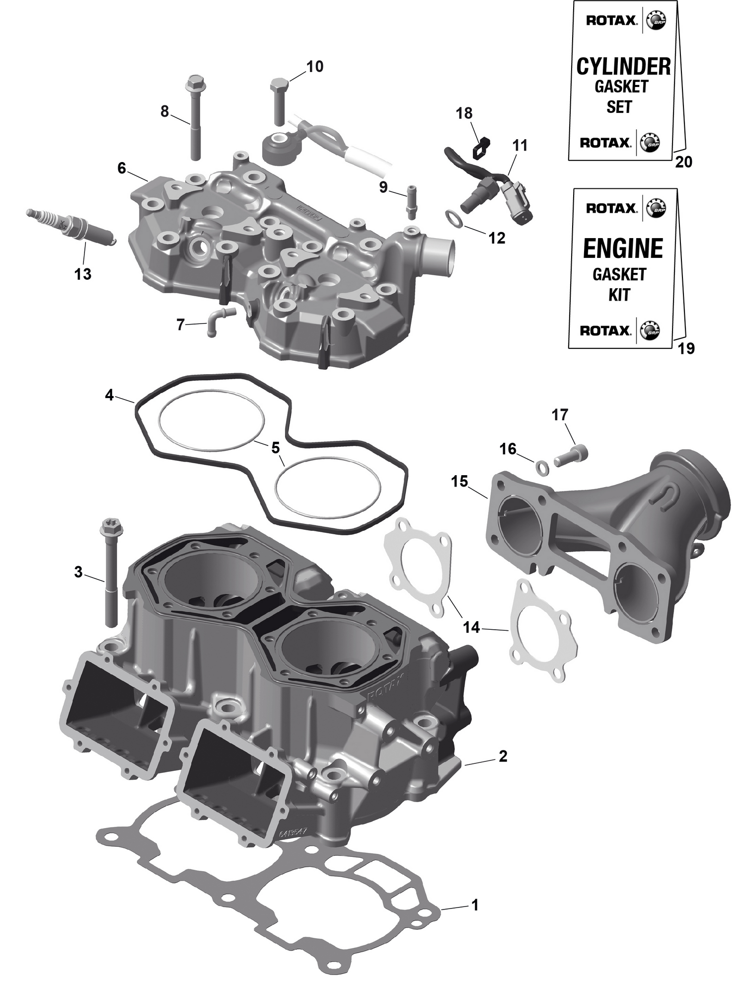 01- ROTAX - Cylinder