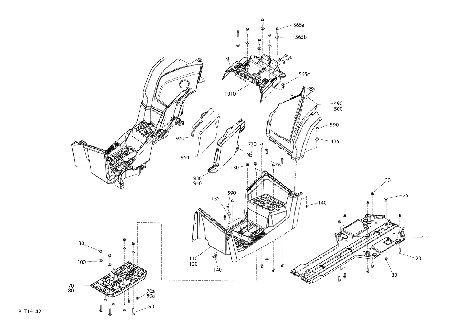 09- Body And Accessories 6X6 MAX - 1000 EFI - North america  -  Middle