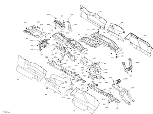 09- Cab Interior - Console - Xmr Schematic