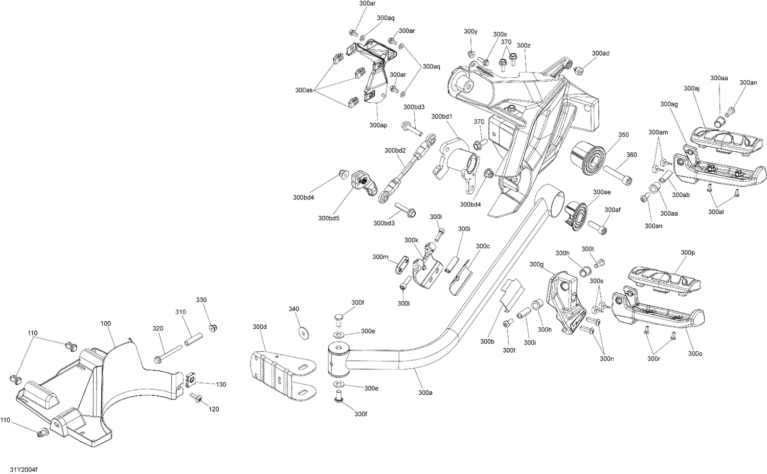 09- Body And Accessories LH Footrest