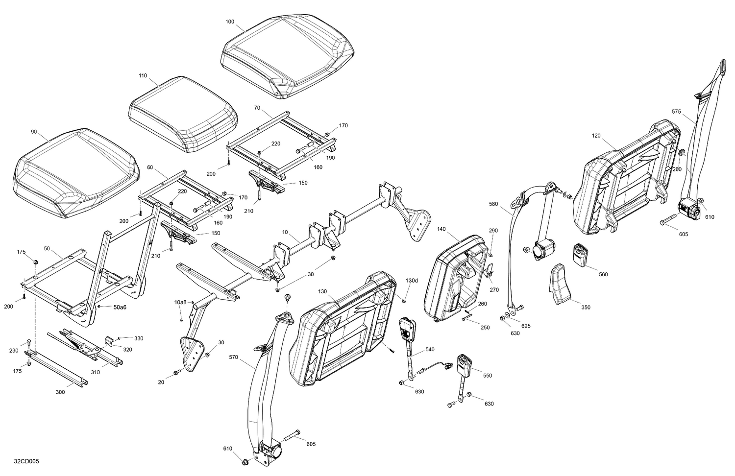 07- Body - Seat - Front Section