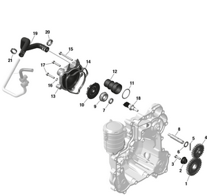 01- Rotax - Engine Cooling Schematic