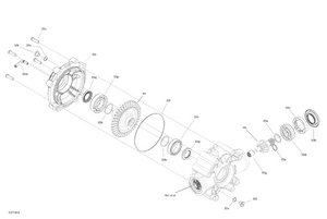 08- Rear Drive 6x6 - Middle Differential Schematic