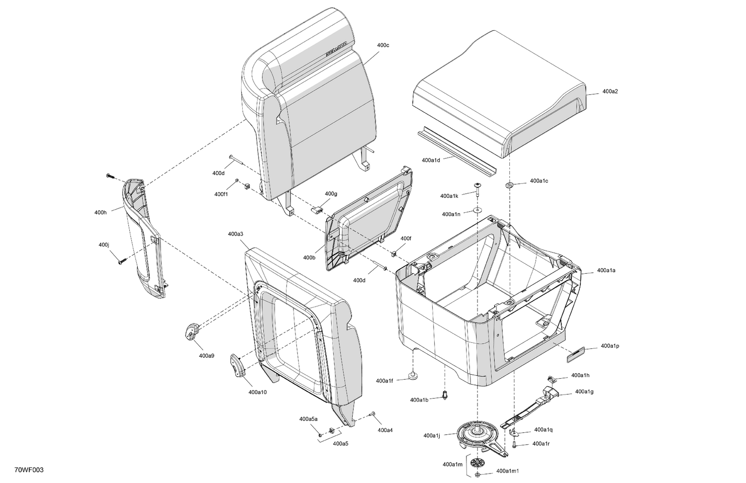 07- FURNITURE - Seat Corner Backrest (LH)