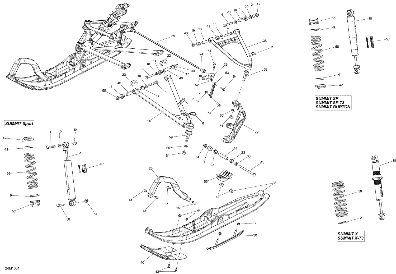 07- Front Suspension And Ski - All Models