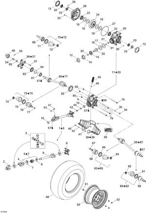 08- Drive System, Rear Schematic