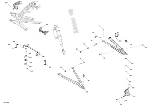 07- Front Suspension Maverick X3 Schematic