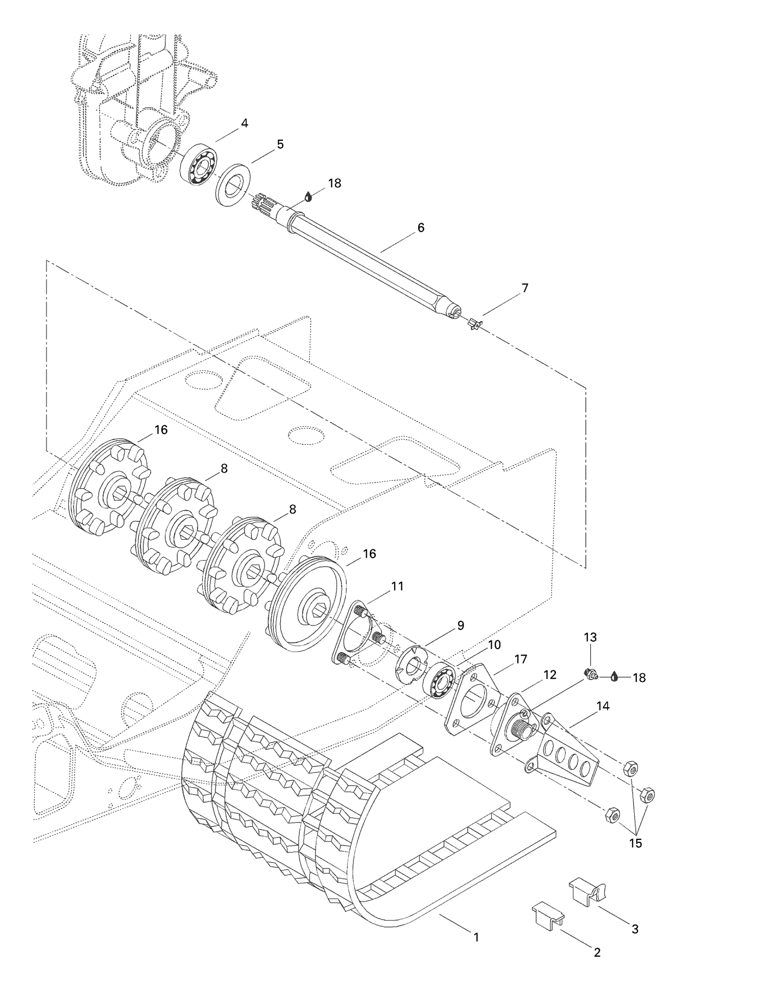 05- Drive Axle And Track