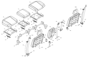 07- Body - Back Seat - Xt- Lone Star Schematic